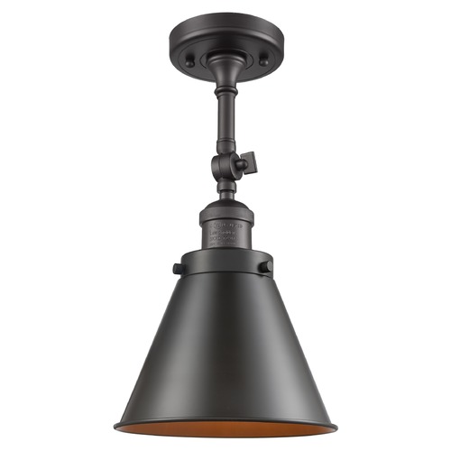 Innovations Lighting Appalachian Oil Rubbed Bronze Semi-Flush Mount by Innovations Lighting 201F-OB-M13-OB