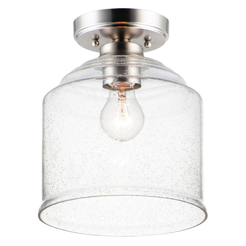 Maxim Lighting Maxim Lighting Acadia Satin Nickel Semi-Flushmount Light 12270CDSN