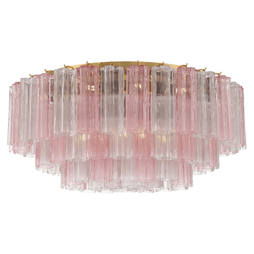 Crystorama Lighting Crystorama Lighting Addis Aged Brass Flushmount Light ADD-331-AG-SP