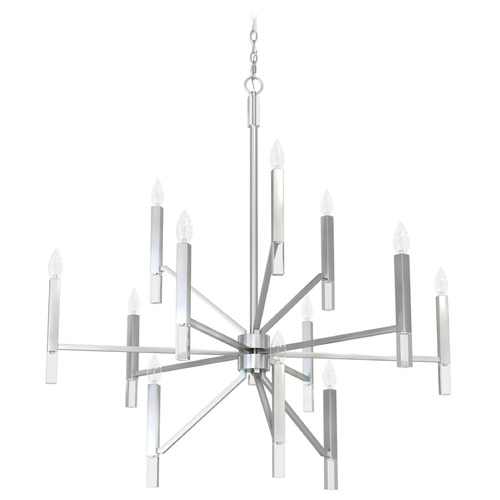Hunter Fan Company Hunter Fan Company Sunjai Brushed Nickel Chandelier 19528