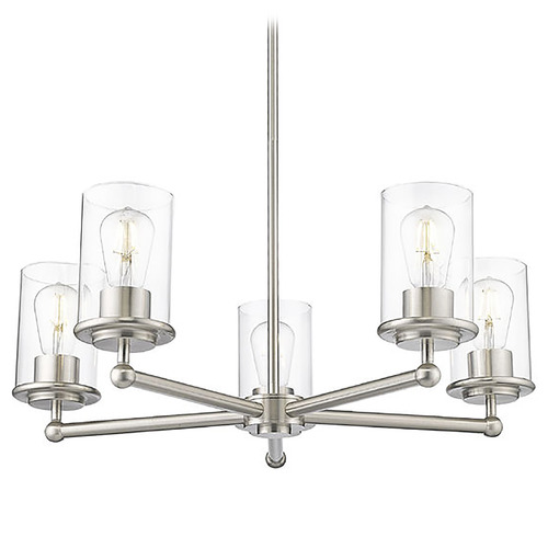 Z-Lite Z-Lite Thayer Brushed Nickel Chandelier 742-5BN