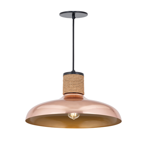 Maxim Lighting Bingham 17-Inch Pendant in Copper by Maxim Lighting 22494CP