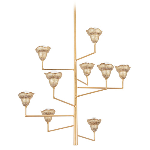 Hudson Valley Lighting Hudson Valley Lighting Alora Vintage Gold Leaf/gilded Ivory Chandelier 1289-VGL/GLI