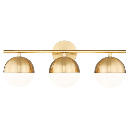 Z-Lite Z-Lite Realm Sphere Modern Gold Bathroom Light 7517-3V-MGLD