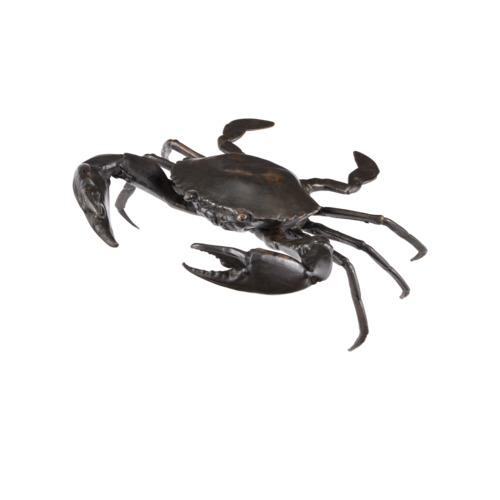 Currey and Company Lighting 10.75-Inch Wide Crab in Dark Brown by Currey & Company 1200-0957