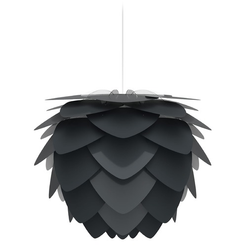 UMAGE White Pendant Light with Anthracite Black Metal Shade 2129_4007