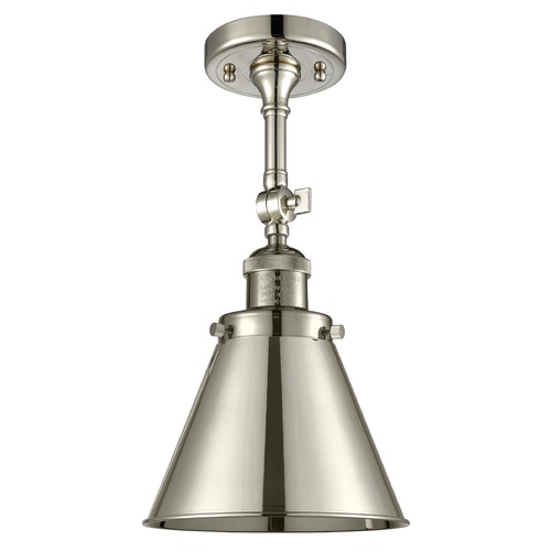 Innovations Lighting Appalachian Polished Nickel Semi-Flush Mount by Innovations Lighting 201F-PN-M13-PN