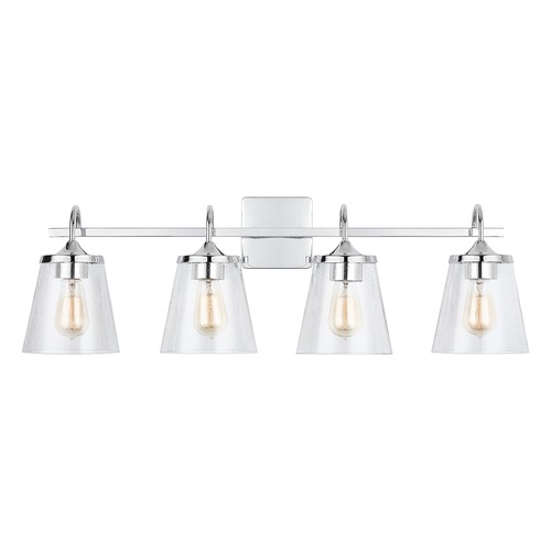 Capital Lighting Jayne 33.25-Inch Vanity Light in Chrome by Capital Lighting 139142CH-496
