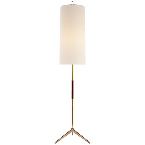 Visual Comfort Signature Collection Aerin Frankfort Floor Lamp in Antique Brass by Visual Comfort Signature ARN1001HABL