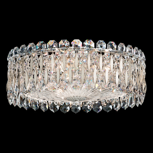 Schonbek Lighting Schonbek Worldwide Lighting Sarella Antique Silver Flushmount Light RS8348N-48R