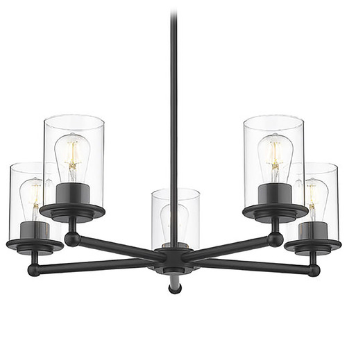 Z-Lite Z-Lite Thayer Matte Black Chandelier 742-5MB