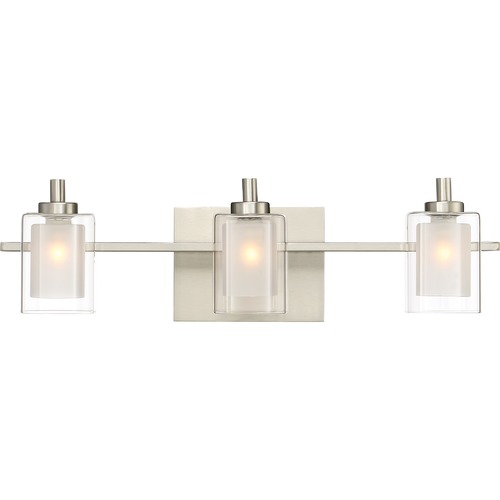 Quoizel Lighting Kolt Brushed Nickel LED Bathroom Light by Quoizel Lighting KLT8603BNLED