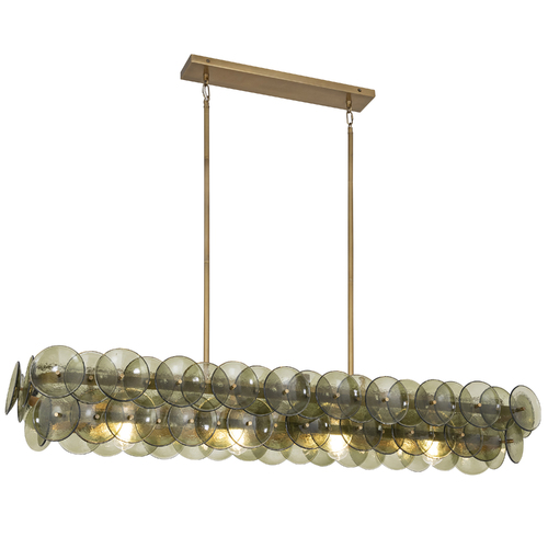 Maxim Lighting Loren 54-Inch Linear Chandelier in Weathered Brass by Maxim Lighting 21826GNWBR