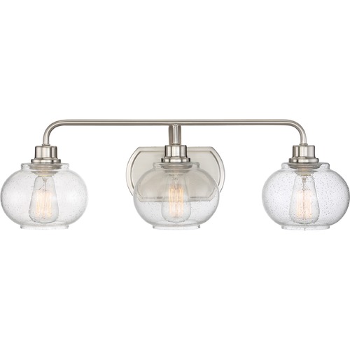 Quoizel Lighting Trilogy 26.50-Inch Bath Light in Brushed Nickel by Quoizel Lighting TRG8603BN