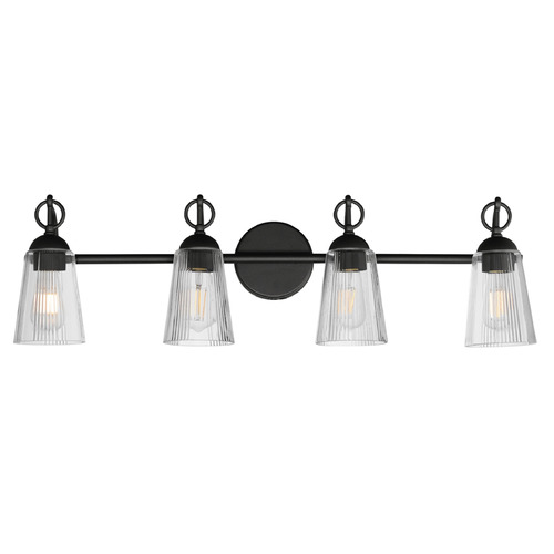 Maxim Lighting Maxim Lighting Jackson Hole Black Bathroom Light 21394CLBK