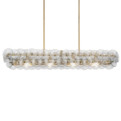 Maxim Lighting Loren 54-Inch Linear Chandelier in Weathered Brass by Maxim Lighting 21826TCWBR
