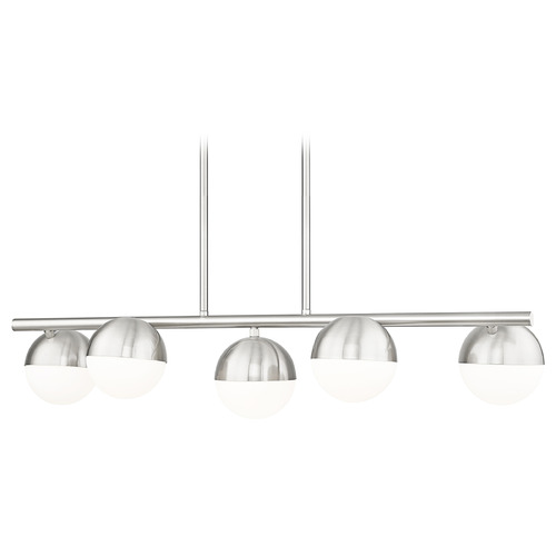 Z-Lite Z-Lite Realm Sphere Brushed Nickel Island Light 7517-5L-BN