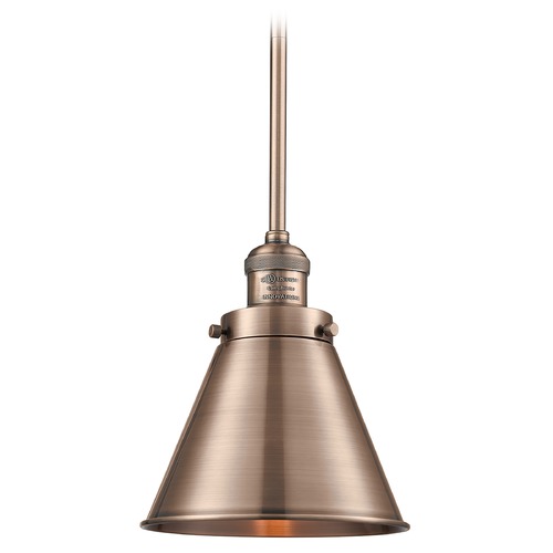 Innovations Lighting Appalachian Antique Copper Mini Pendant by Innovations Lighting 201S-AC-M13-AC