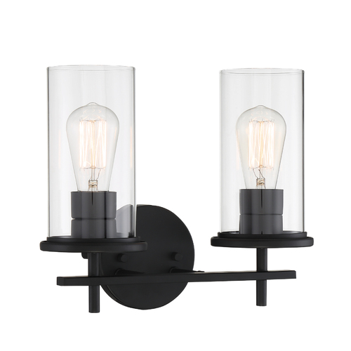 Minka Lavery Haisley 2-Light Vanity Light in Coal by Minka Lavery 4092-66A