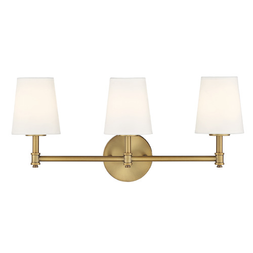 Meridian 24-Inch Bathroom Light in Natural Brass by Meridian M80051NB