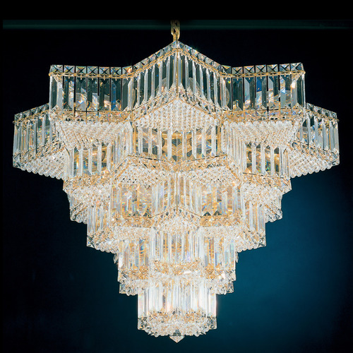 Schonbek Lighting Schonbek Worldwide Lighting Equinoxe Aurelia Crystal Chandelier 2716-211O