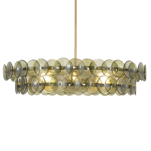 Maxim Lighting Loren 42-Inch Chandelier in Weathered Brass by Maxim Lighting 21824GNWBR