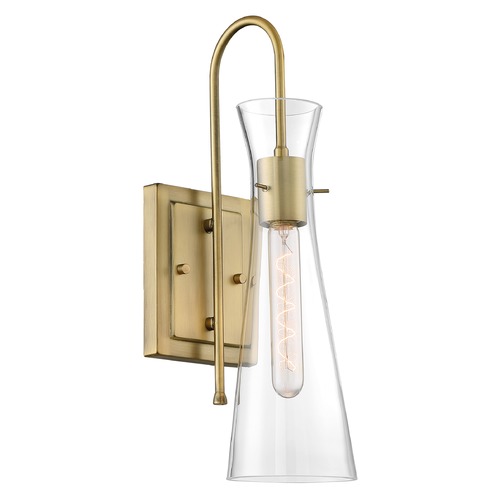 Satco Lighting Bahari Vintage Brass Sconce by Satco Lighting 60/6857
