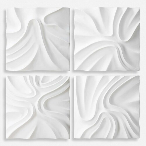 Uttermost Lighting The Uttermost Company Grace Feyock Snowdrift Fresh White Wall Art 04368