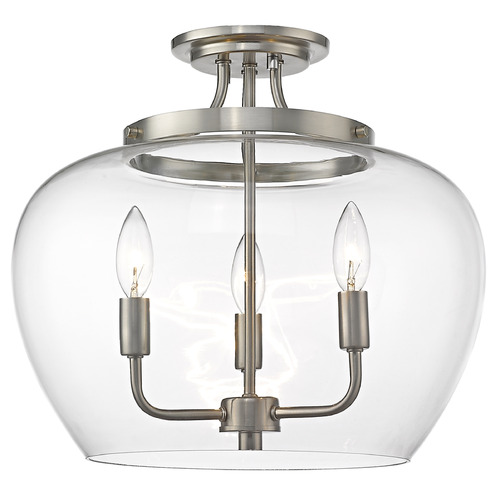 Z-Lite Joliet Brushed Nickel Semi-Flush Mount by Z-Lite 473SF-BN