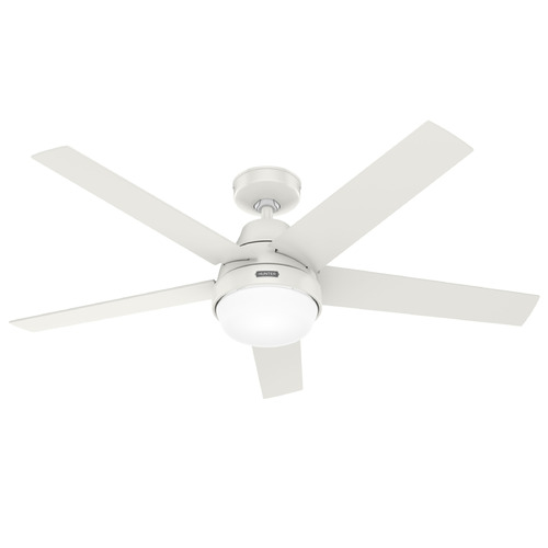 Hunter Fan Company Hunter Fan Company Aerodyne Fresh White LED Ceiling Fan with Light 51336