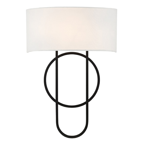 Savoy House Savoy House Lighting Tempe Matte Black Sconce 9-4800-2-89