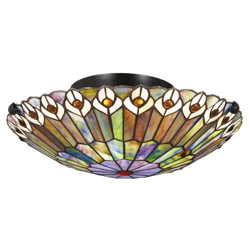 Quoizel Lighting Watkins Vintage Bronze 2-Light Flush Mount by Quoizel Lighting TF1716VB