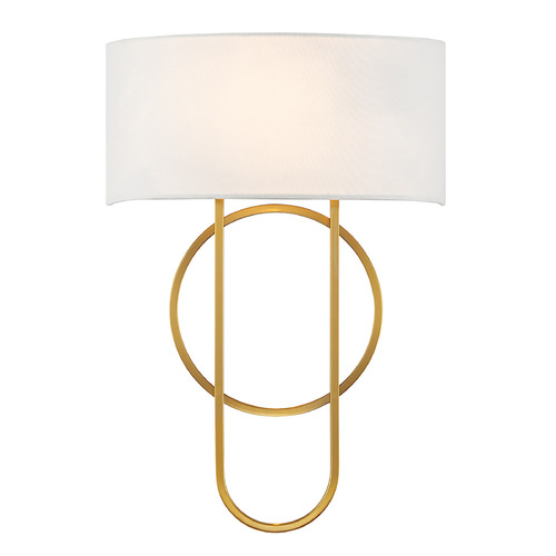 Savoy House Savoy House Lighting Tempe Warm Brass Sconce 9-4800-2-322