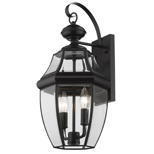 Z-Lite Westover Black Outdoor Wall Light by Z-Lite 580M-BK