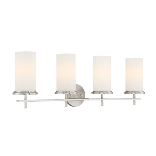 Minka Lavery Haisley 4-Light Vanity Light in Brushed Nickel by Minka Lavery 4094-84