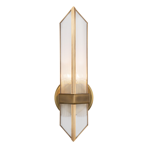 Alora Lighting Cairo Single-Light Wall Sconce in Vintage Brass by Alora Lighting WV332904VBCR