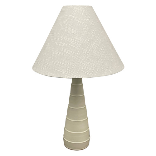 House of Troy Lighting House Of Troy Scatchard White Matte Table Lamp with Coolie Shade GS825-WM