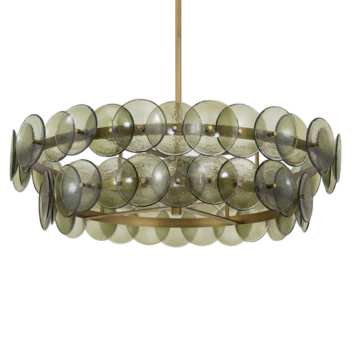 Maxim Lighting Loren 30-Inch Chandelier in Weathered Brass by Maxim Lighting 21823GNWBR