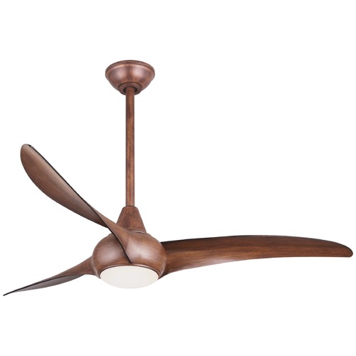 Minka Aire Light Wave LED 52-Inch Ceiling Fan in Distressed Koa by Minka Aire F844-DK