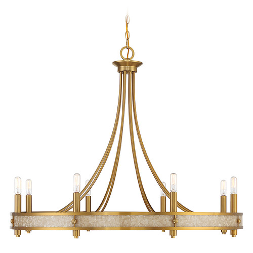Savoy House Savoy House Lighting Camden Warm Brass Chandelier 1-2054-8-322