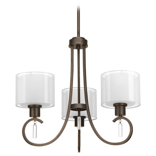 Progress Lighting Invite Chandelier in Antique Bronze by Progress Lighting P4695-20