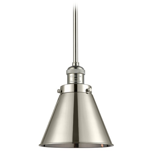 Innovations Lighting Appalachian Polished Nickel Mini Pendant by Innovations Lighting 201S-PN-M13-PN