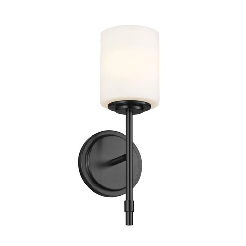 Kichler Lighting Ali Sconce with Glass Shade in Black by Kichler Lighting 55140BK