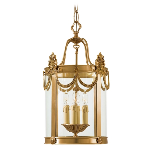 Metropolitan Lighting Pendant with Clear Glass in Dor Gold by Metropolitan Lighting N850704