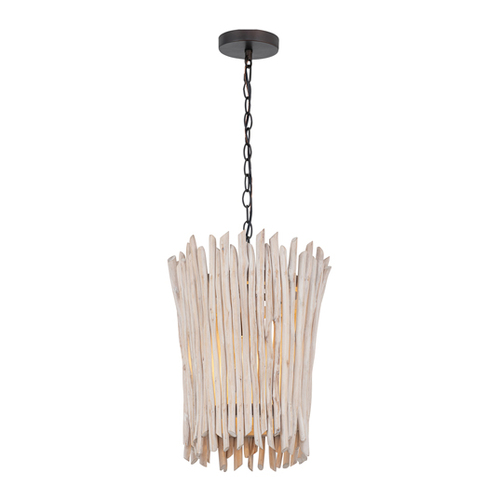 Maxim Lighting Baywood 18-Inch High Eucalyptus Pendant in Bronze by Maxim Lighting 22421WWTBZ