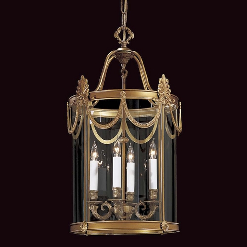 Metropolitan Lighting Pendant with Clear Glass in Dor Gold by Metropolitan Lighting N850804