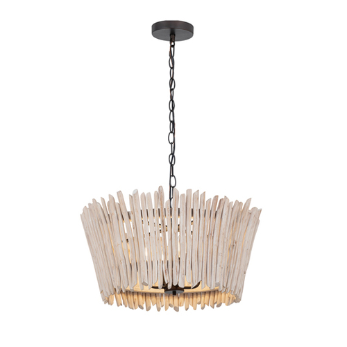 Maxim Lighting Baywood 24-Inch Eucalyptus Pendant in Bronze by Maxim Lighting 22424WWTBZ