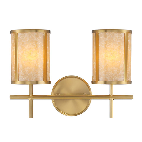 Savoy House Savoy House Lighting Camden Warm Brass Bathroom Light 8-2055-2-322