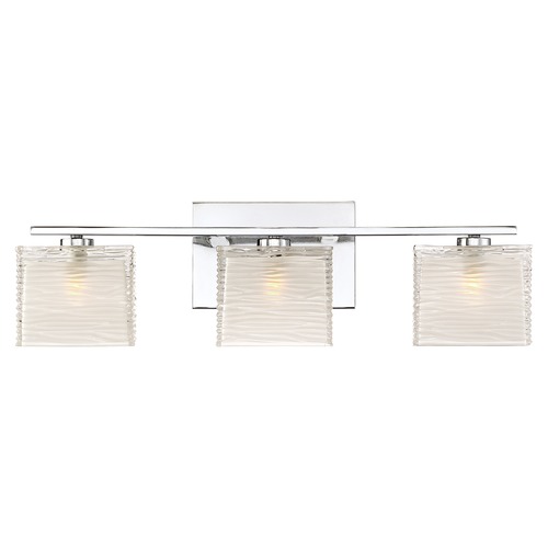 Quoizel Lighting Westcap Polished Chrome 3-Light Bathroom Light by Quoizel Lighting WCP8603C