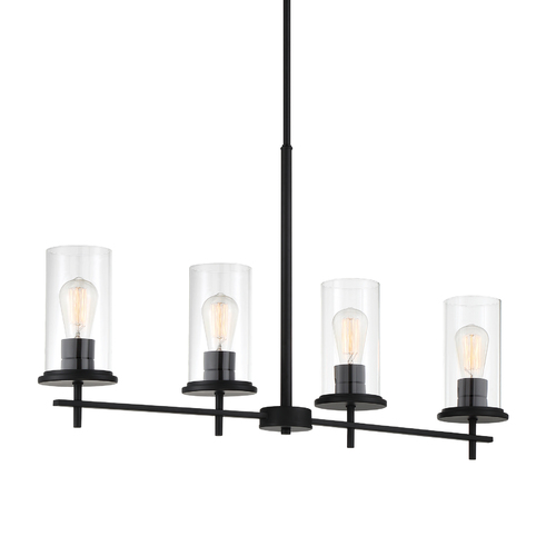Minka Lavery Haisley 34-Inch Linear Chandelier in Coal by Minka Lavery 4097-66A